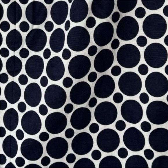 NEW The Limited Pencil Skirt Size 6 Nay Blue White Circles Pockets Back Zip - Picture 6 of 8